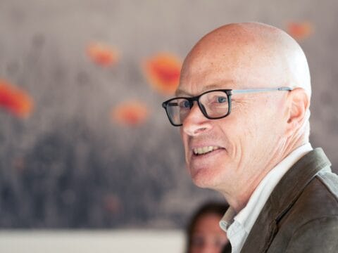 Organisational consultant Patrik Gyland leads Embodied Relational Leadership workshop